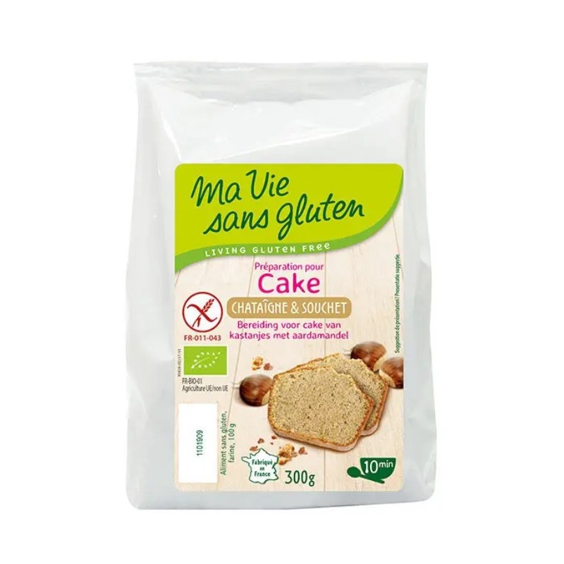 Préparation pour cake bio châtaigne & souchet bio & sans gluten