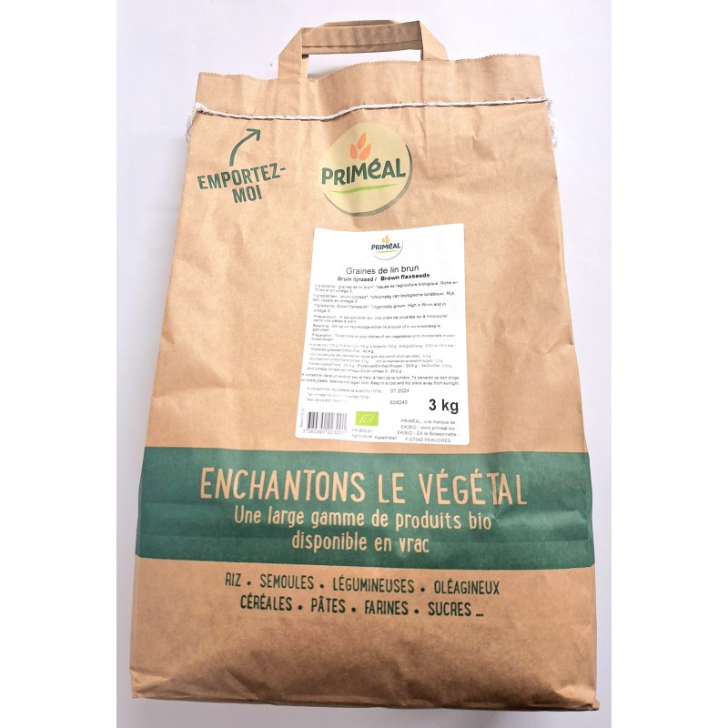 Flocons d'avoine petit bio VRAC RHD 3 kg