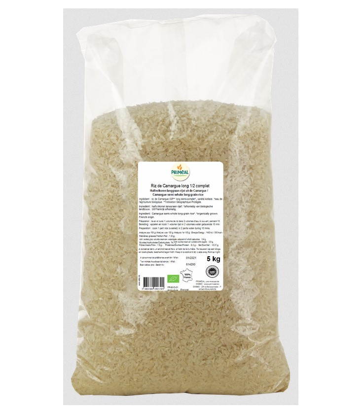 Riz basmati blanc bio VRAC RHD 5 kg