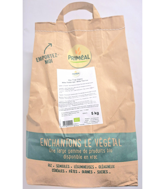 Riz thaï brun complet bio VRAC RHD 5 kg