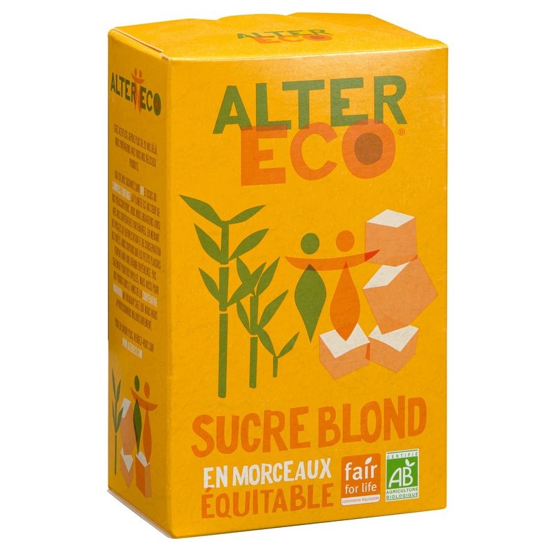 Sucre de Canne Blond en Morceaux bio et équitable