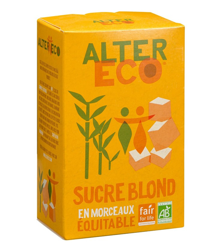 Sucre de Canne Blond en Morceaux bio et équitable