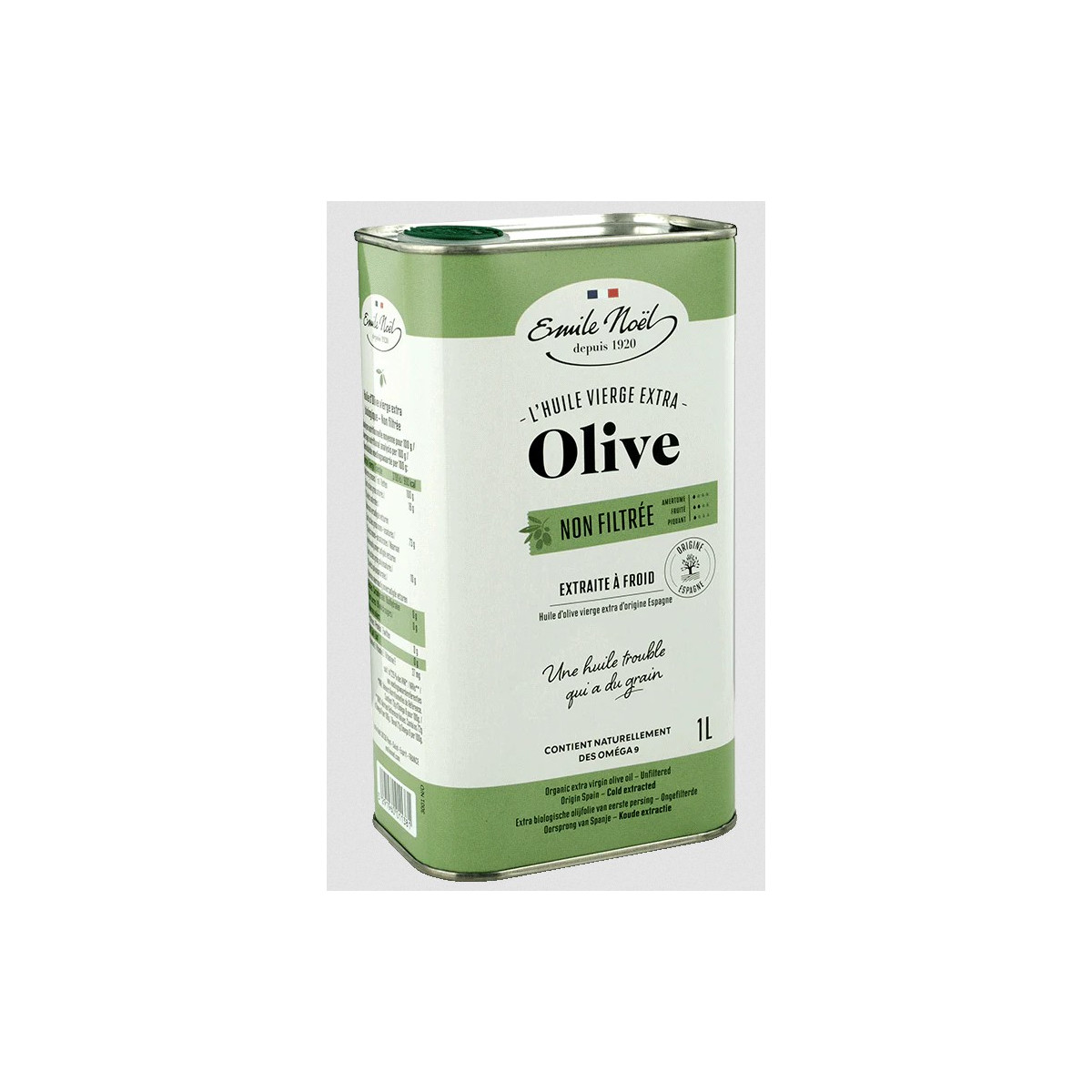 Huile d'Olive Extra Vierge 1L Elibio