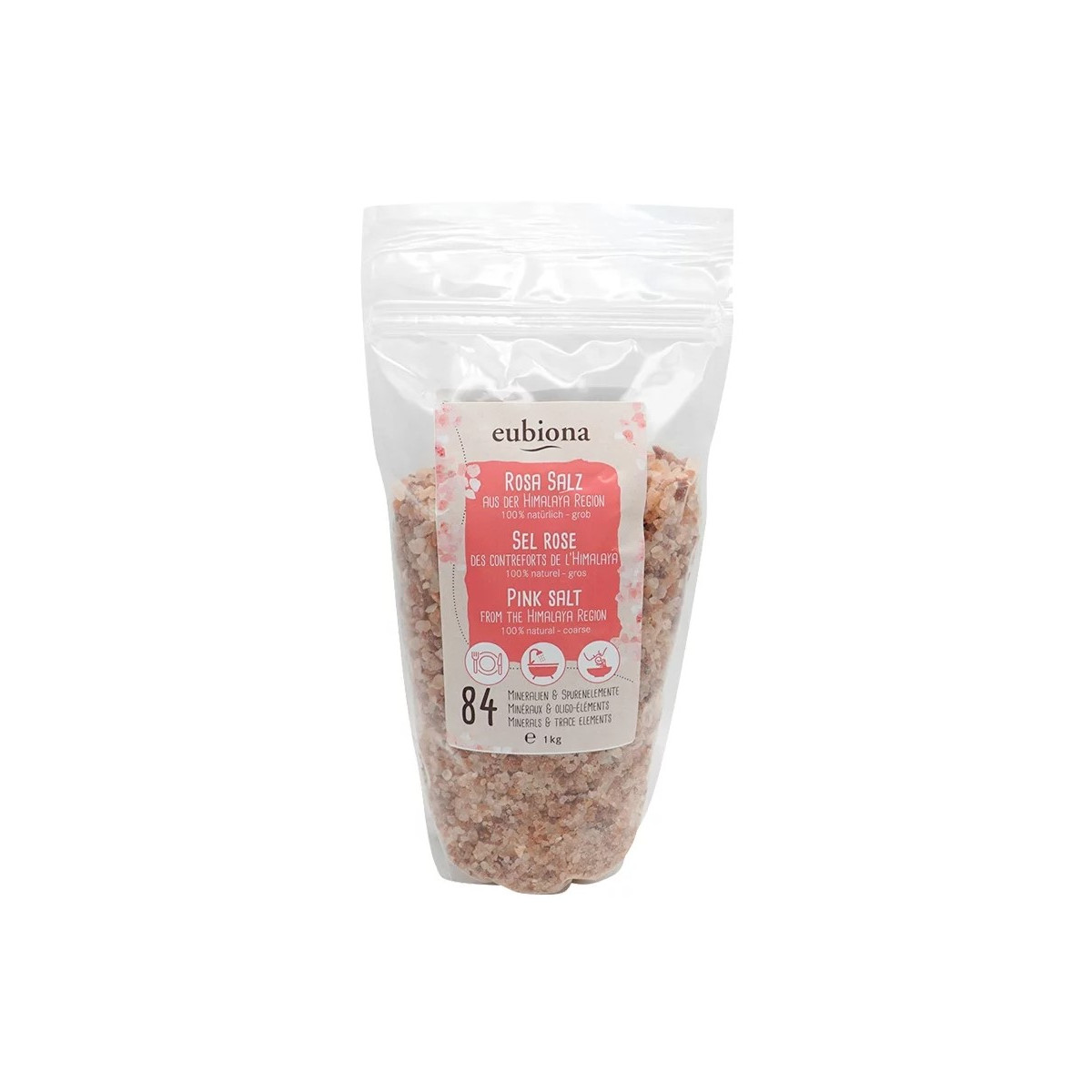 Sel rose de l'Himalaya gros - 1 kg