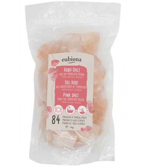 Sel rose de l'Himalaya gros - 1kg