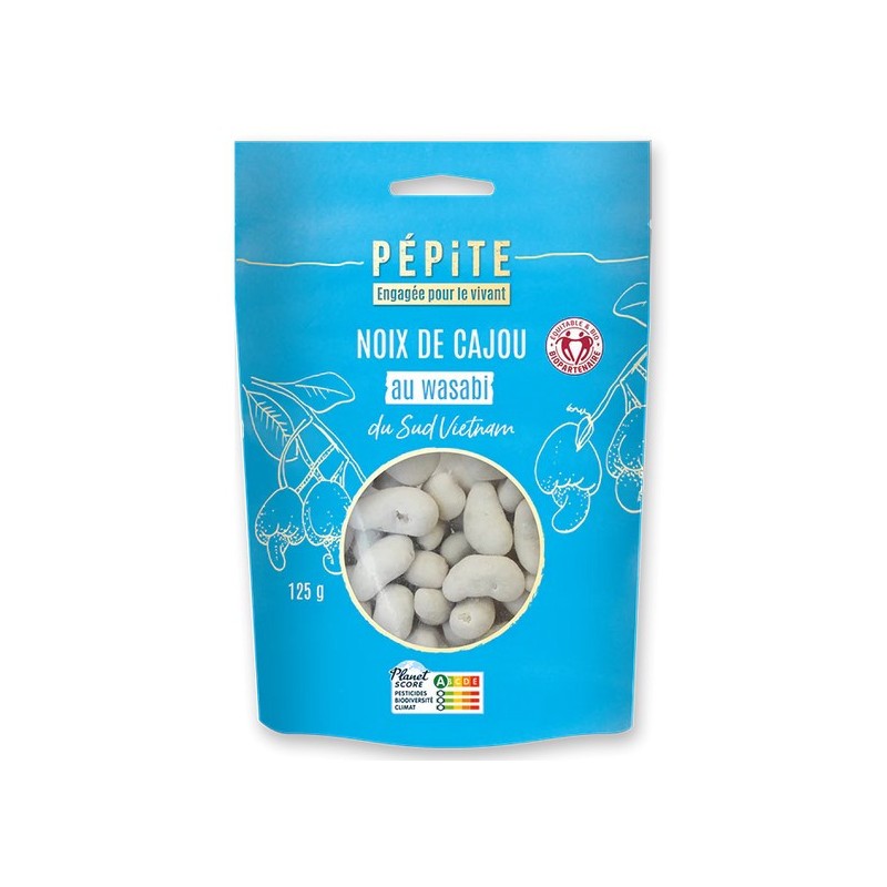 Noix de Cajou au Wasabi bio et équitable
