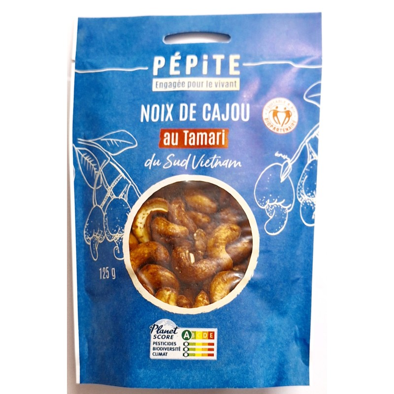 Noix de Cajou au Tamari  bio et équitable