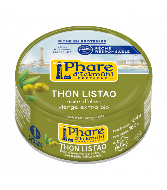 Thon Listao à l’huile d’olive bio