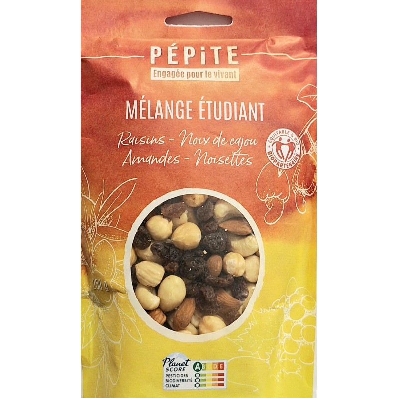 Mélange étudiant bio