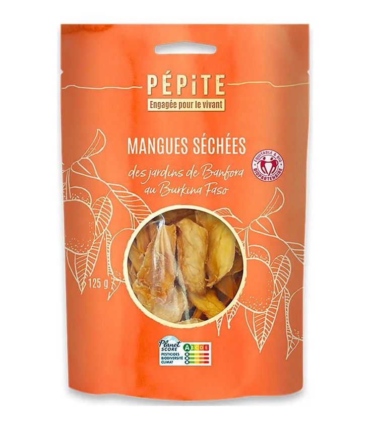 Mangues séchées des jardins de Banfora Bio 125 g