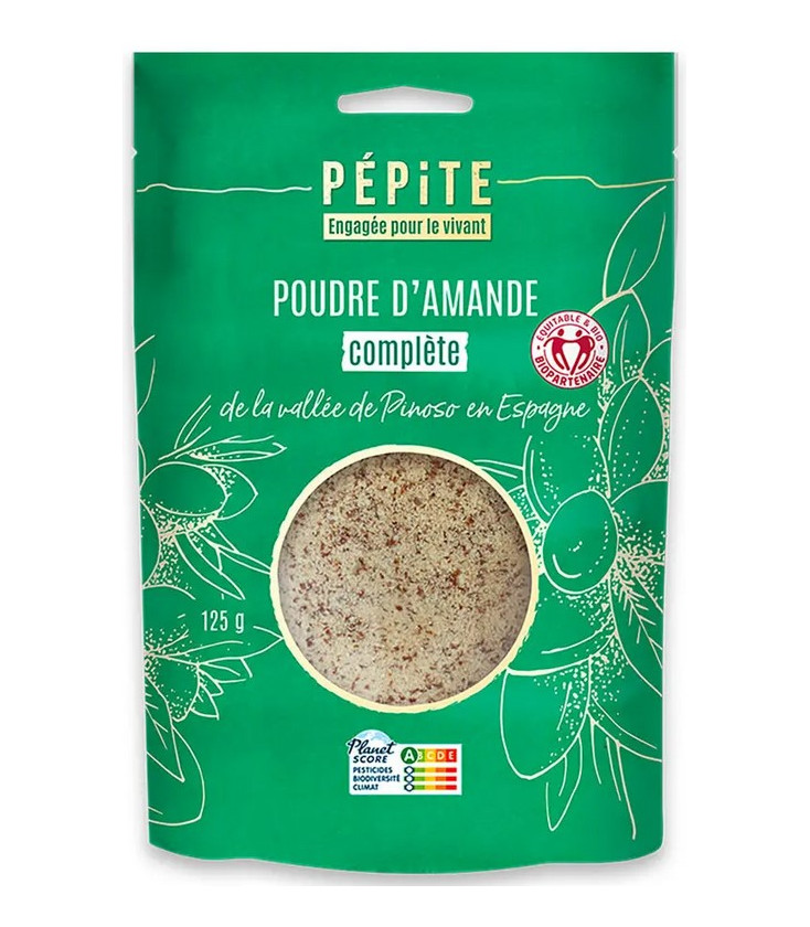 Amandes poudre complète de la vallée de Pinoso Bio