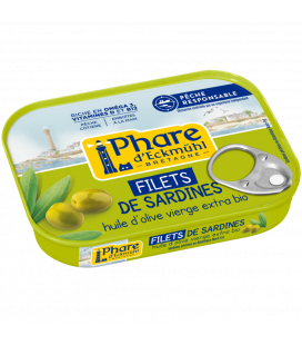 Filets de sardines à l’huile d’olive bio