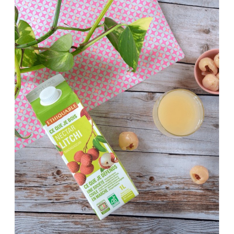 Nectar de litchi de Madagascar bio & équitable