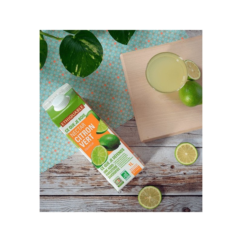 DATE DÉPASSÉE - Nectar de Citron Vert bio & équitable