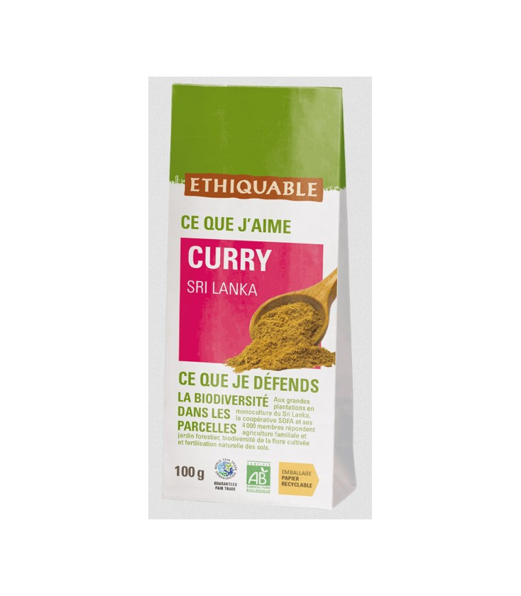 Curry du Sri Lanka bio & équitable