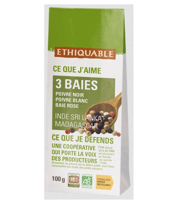 3 Baies bio & équitable en sachet