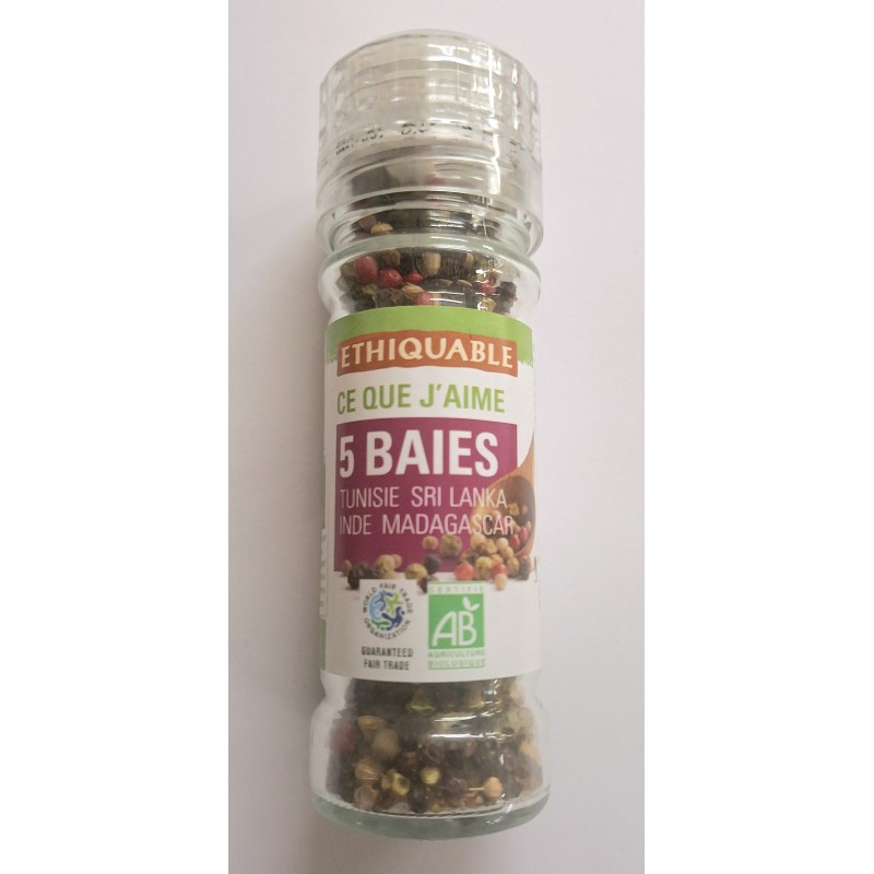 Poivre 3 baies bio & équitable