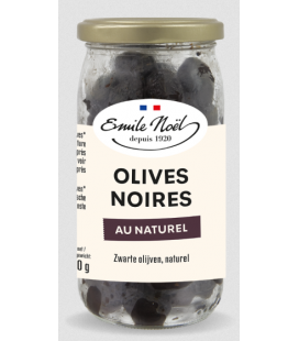 Olives Noires au Naturel Dénoyautées Bio & Equitable