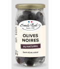 Olives Noires au Naturel Dénoyautées Bio & Equitable