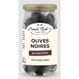 Olives Noires au Naturel Dénoyautées Bio & Equitable