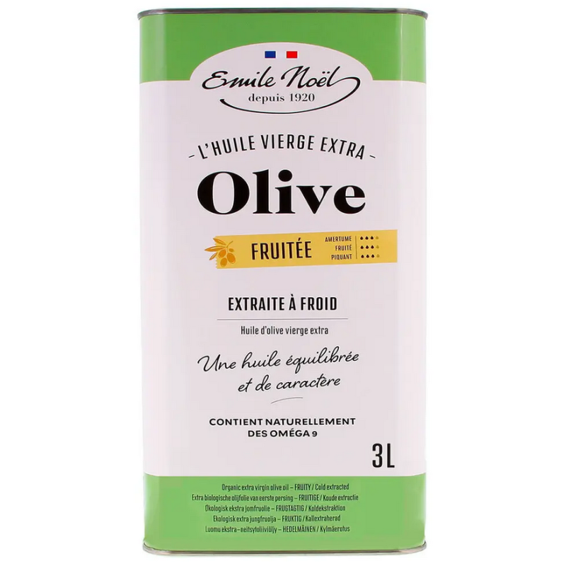 Huile d'Olive Vierge Extra Bio Fruitée 3 L