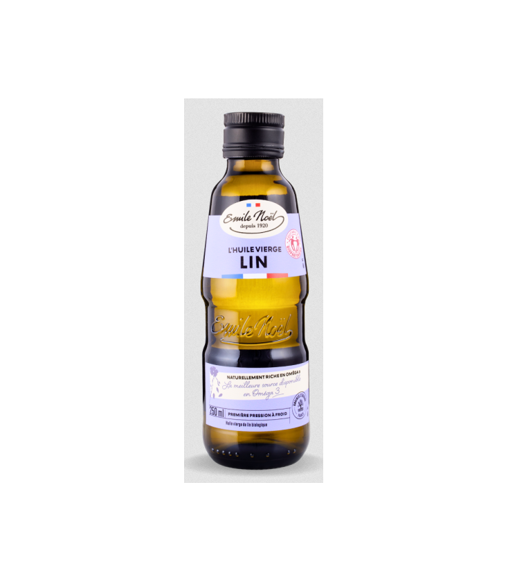 Huile vierge de Lin bio 25 cL