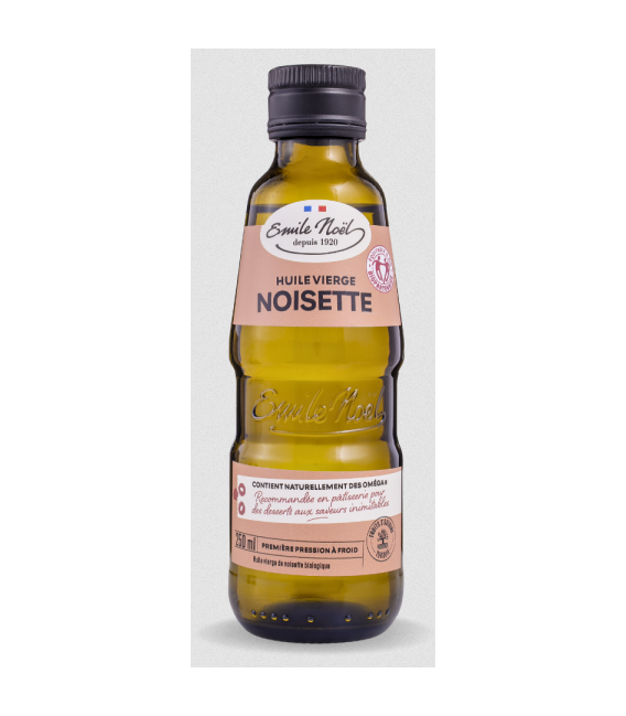 Huile Vierge de Noisette bio 25 cL