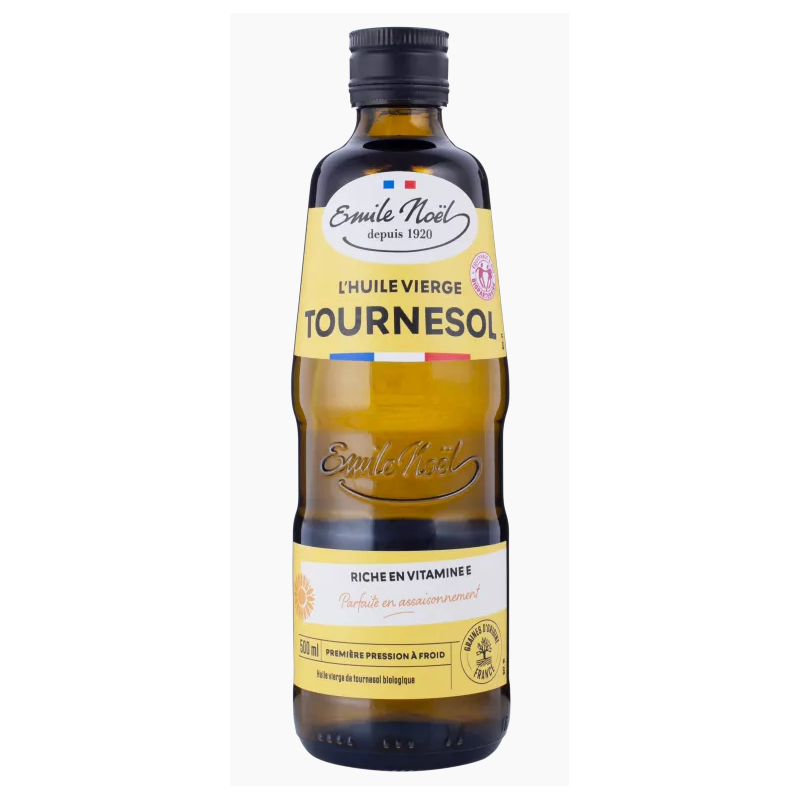 Huile vierge de Tournesol bio 50 cl