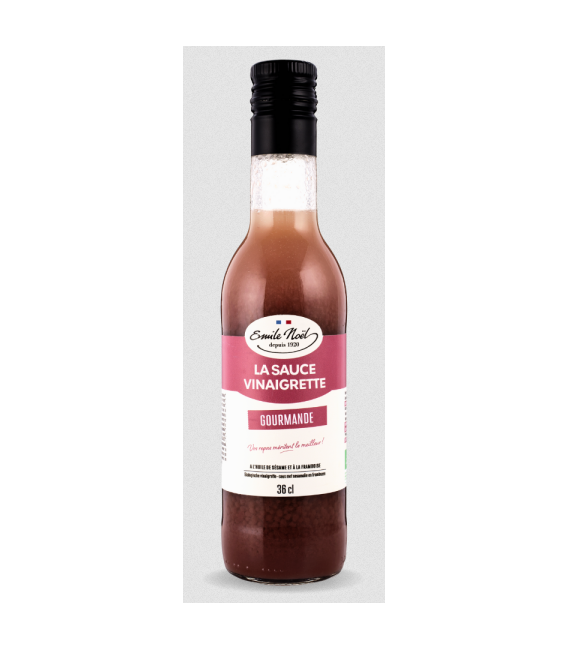 Sauce vinaigrette Gourmande - Huile de sésame & Framboise bio