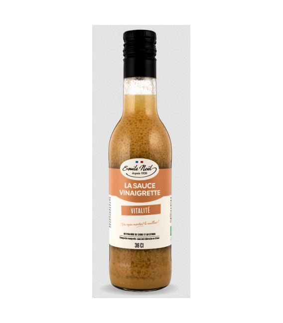 Sauce vinaigrette Vitalité - Vinaigre de cidre et Citron bio