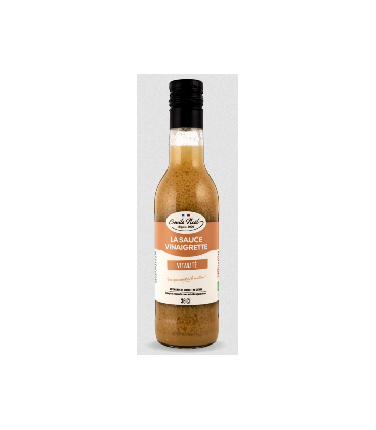 Sauce vinaigrette Vitalité - Vinaigre de cidre et Citron bio