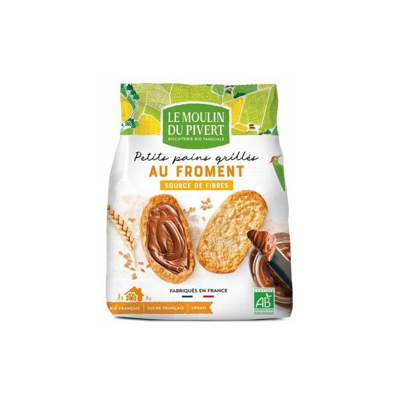 PROMO - Petits Pains Grillés Froment bio & vegan