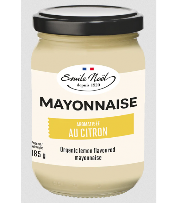 Mayonnaise bio aromatisée au citron 185 g