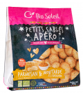 Petits sablés apéro Parmesan & Moutarde Bio