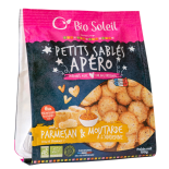 Petits sablés apéro Parmesan & Moutarde Bio