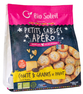 Petits sablés apéro Comté et Graines de Pavot Bio