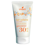 Lait solaire indice 30 bio et vegan
