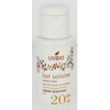 Lait solaire bio indice 20
