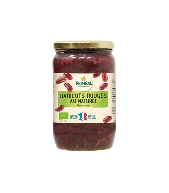 Haricots rouges au naturel bio