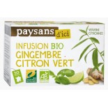 Infusion Gingembre et Citron Vert bio & équitable