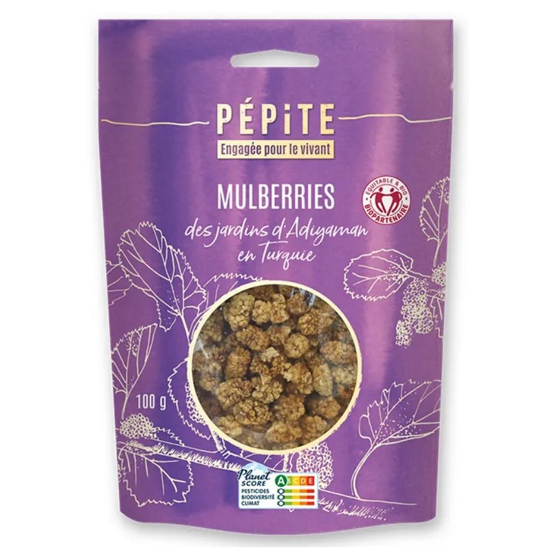 Mulberries bio des Jardins d'Adiyaman en Turquie