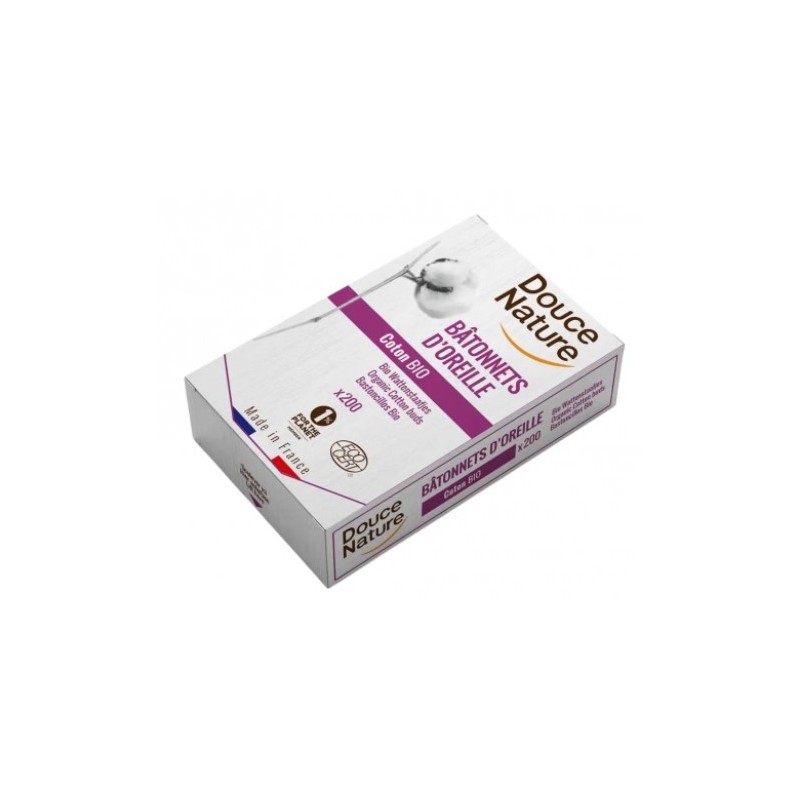 Bâtonnets d'oreille bio équitable