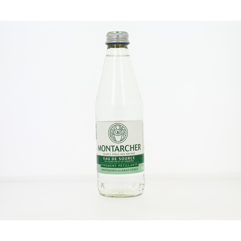 L'eau de source de Montarcher- Eau pétillante 33 cL