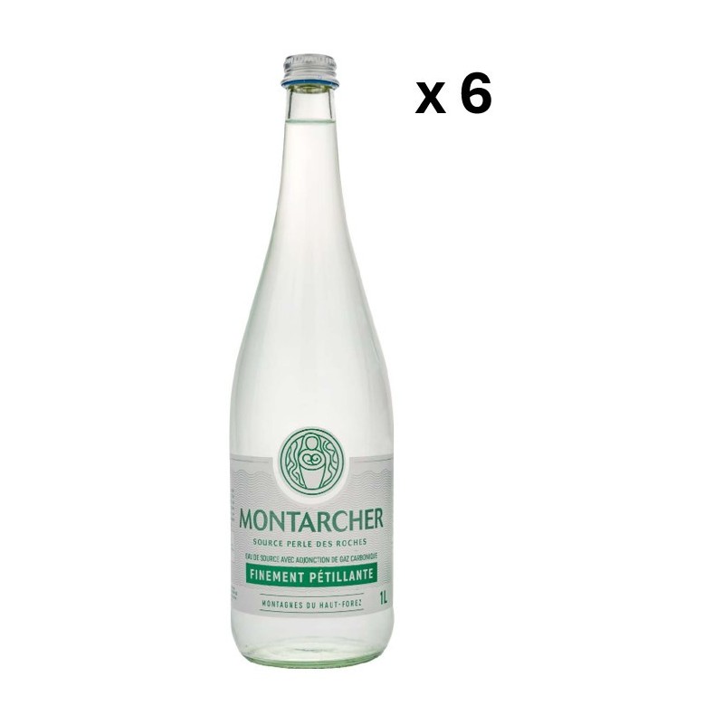 L'eau de source de Montarcher- Eau pétillante 1L