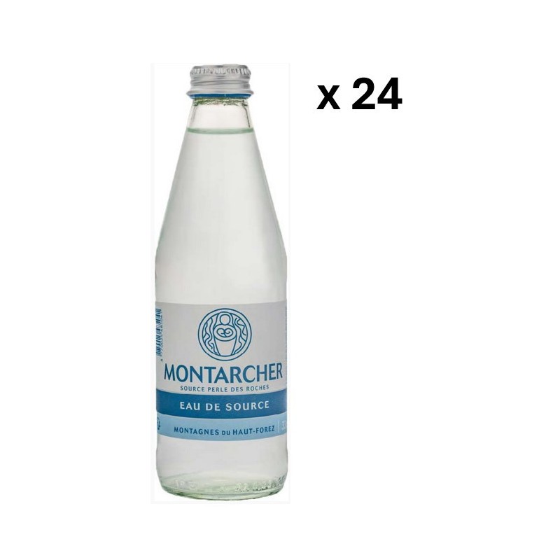 L'eau de source de Montarcher- Eau plate 33 cL
