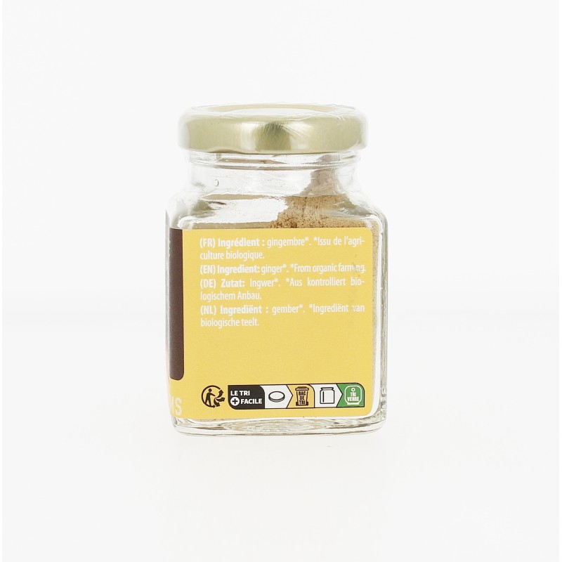 Gingembre en poudre bio & demeter (petit pot)