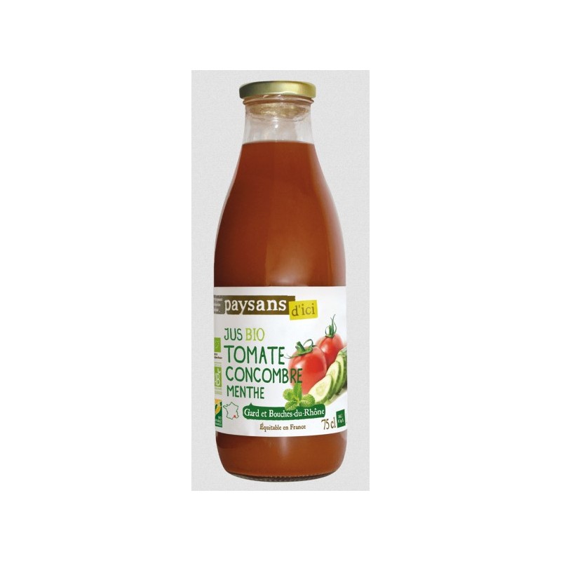 Pur jus de tomate de Marmande bio & équitable