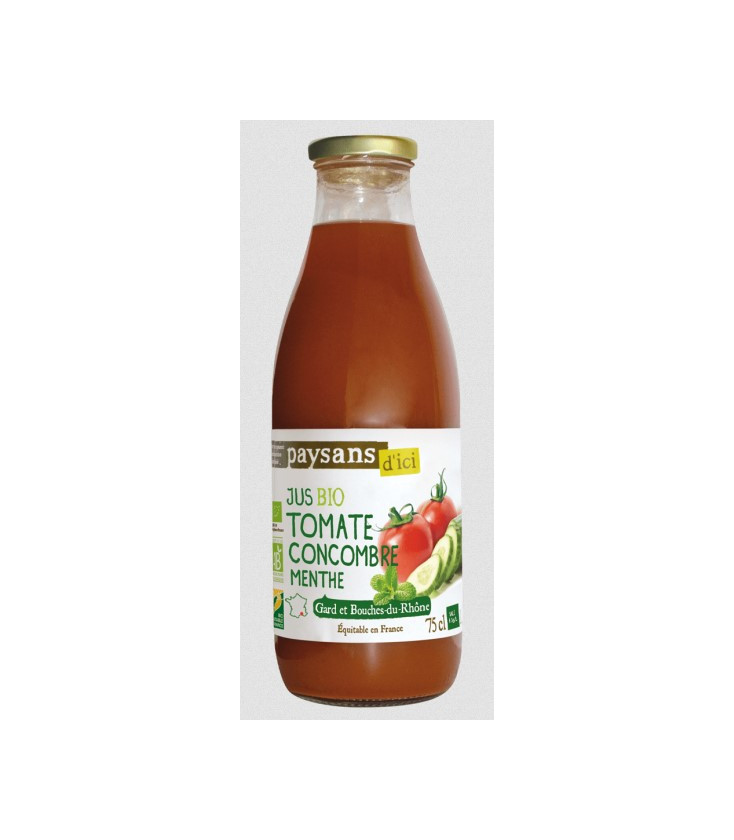 Pur jus de tomate de Marmande bio & équitable