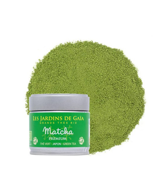 Poudre de thé vert bio japonais Matcha