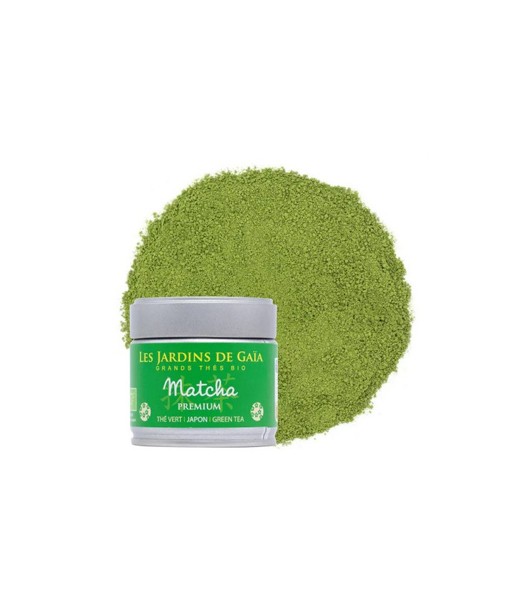 Poudre de thé vert bio japonais Matcha
